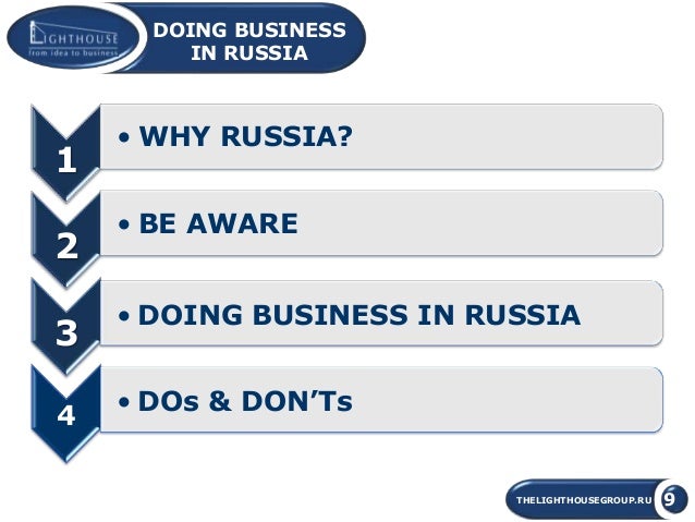 Doing business in russia