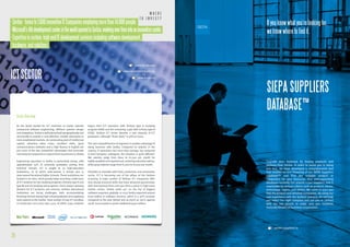 If you know what you’re looking for, 
we know where to find it. 
SIEPA SUPPLIERS 
DATABASE™ 
Upgrade your business by buying products and 
services from Serbia. In order to assist you in doing 
just that, we have developed a comprehensive tool 
that enables on-line browsing of our SIEPA Suppliers 
Database™ and find the suitable product or 
component for your business. This ever-expanding 
database currently has around 2,500 suppliers and is 
searchable by various criteria such as product, sector, 
technology, region, and others. We come in once you 
find the product and shortlist companies. By using our 
vast experience with the Serbian industry, we will help 
you select the right company and put you in contact 
with the key people to make sure you establish 
mutually-beneficial business cooperation. 
serbia-suppliers.rs 
W H E R E 
T O I N V E S T ? 
- Serbia - home to 1,600 innovative IT Companies employing more than 14,000 people. 
- Microsoft’s 4th development center in the world opened in Serbia, evolving over time into an innovation center. 
- Expertise in custom, high-end IT development services including software development, 
hardware, and solutions. 
ICT SECTOR 
Sector Overview 
As the world market for ICT continues to evolve towards 
outsourced software engineering, offshore systems design 
and integration, Serbia is well-placed both geographically and 
structurally to provide a cost-effective, reliable alternative to 
more established markets. An outstanding pool of intellectual 
capital, attractive labor costs, excellent skills, good 
communications networks and a high fluency in English are 
just some of the key competitive advantages that persuade 
international companies to expand their businesses to Serbia. 
Engineering education in Serbia is particularly strong, with 
approximately 33% of university graduates coming from 
technical schools. ICT is taught at 35 high-education 
institutions, 16 of which state-owned, 6 private and 13 
state-owned Vocational Higher Schools. These institutions are 
located in 18 cities, which greatly helps recruiting a wide base 
of ICT students for two studying programs (Tertiary-type A and 
type B) and six studying sub-programs. Given today’s growing 
demand for ICT products and services, Serbian educational 
institutions are facing challenges, both accommodating 
booming interest among high-school graduates and supplying 
more experts to the market. Total number of new ICT enrollees 
in school year 2011/2012 was 5,523, of which 3,042 students 
www.ict-net.com 
www.vojvodinaictcluster.org 
www.ni-cat.org 
begun their ICT education with Tertiary type A studying 
program (OAS) and the remaining 2,481 with tertiary type B 
(OSS). Serbian ICT sector absorbs a vast majority of ICT 
graduates, although “brain drain” is still an issue. 
The cost-competitiveness of engineers is another advantage of 
doing business with Serbia. Compared to salaries in the 
country, IT specialists earn more than average, but compared 
to their European colleagues, the situation is quite different. 
Net salaries range from €600 to €1,200 per month for 
highly-qualified and experienced, university-educated talents, 
while gross salaries range from €1,000 to €2,000 per month. 
Shoulder to shoulder with food, production and automotive 
sector, ICT is becoming one of the pillars of the Serbian 
economy. A large number of Serbian ICT companies offer 
very strong technical skills that have attracted partnerships 
with international firms and won them a place in high-value 
market niches. Serbia ranks 40th on the list of biggest 
software exporters globally. In 2013 Serbia exported around 
€230 million in software services, which is a 30% increase 
compared to the year before and as much as 165% against 
2008. Local market is worth additional €400 million. 
Major Players: 
30 31 
 