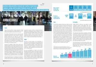 AGE 
TOTAL 
AGE 
20-29 
AGE 
30-39 
AGE 
40-49 
AGE 
50-59 
Number of registered 
unemployed people, 
by age (August 2014) 757,243 177,976 187,056 174,802 165,512 
Source: National Employment Service of Serbia 
W H Y 
I N V E S T ? 
According to elance.com Serbia is among the t op 5 countries in Europe based on 
freelancers’ earnings, while the number of freelancers rises b y 70% annually. 
University of Belgrade has confirmed its world class ranking on the Shanghai List of top 500 universities globally. 
The structure of 
unemployed by level of 
education (August 2014) 
405,379 
53.53% 
HIGH 
SCHOOL 
UNIVERSITY 
AND COLLEGE 
ELEMENTARY 
SCHOOL 
110,680 
14.61% 
241,184 
31.85% 
HUMAN RESOURCES Source: National Employment Service of Serbia 
Educated 
Serbia's labor force offers a unique combination of high 
quality, wide availability and cost effectiveness. It is one of 
the key factors enabling strong business performance. 
For decades, Serbia fostered extensive relationships with 
leading western economies. A list of blue-chip companies 
maintaining strong ties with local partners is topped by 
Siemens, Alcatel-Lucent, Fiat, IKEA and many others. 
Throughout years of cooperation, Serbian workers received 
specific know-how and adopted advanced technological 
applications and intense quality control standards. Having 
vast experience in manufacturing and management, local 
staff requires minimum training to adopt to cutting-edge 
technologies and assembly processes. 
Universities and colleges in Serbia produce around 47,500 
graduates annually. One third of them are produced by business 
and administration universities, while another third comes from 
technical universities. Leading institutions in this field such as 
the School of Electrical Engineering or the School of Mechanical 
Engineering in Belgrade or the Technical University in Novi Sad 
are recognized internationally for their expertise. University of 
Belgrade has confirmed its ranking from 301-400 place on the 
2014 Academic Ranking of World Universities (ARWU), also 
known as the Shanghai List of top 500 universities globally. 
Although the list is considered informal, it is a prestigious 
ranking comprising only two percent of all universities globally. 
High-quality technical education is largely based on elementary 
and high schools offering a more advanced curriculum in 
technical sciences than in most other CEE countries. Top-quality 
www.bg.ac.rs 
www.uns.ac.rs 
www.ni.ac.rs 
management education in Serbia is provided through joint 
graduate and post-graduate courses organized by local 
universities and renowned western business schools such as 
the French HEC, British Sheffield University and Heriot Watt 
University. In addition, there is an increasing number of 
international elementary and high schools in Serbia. At the 
moment, they offer curricula in English, German, French, and 
Russian, including internationally recognized examinations. 
Available 
Recruitment of young graduates and undergraduates is 
simple given the high unemployment rate, especially among 
those under 30 years of age (almost 50%). Many are keen to 
work for international companies. Serbian workers have a 
strong work ethic and demographics are favorable for foreign 
companies: a wealth of ambitious and educated people 
coupled with a high unemployment rate keep wage expecta-tions 
at competitive levels. 
The rate of unemployment is as high as 22%, while the 
percentage of those with college and university level education 
seeking jobs stands at around 15%. The number of engineers 
and managers is sufficient to meet the growing demand of 
international companies in the country. Freelancing is also an 
increasingly popular concept among young educated people in 
Serbia, especially in creative industries, software develop-ment 
etc. According to elance.com Serbia is among the top 5 
countries in Europe based on freelancers’ earnings, while the 
number of freelancers rises by 70% annually. 
Flexible 
The new labor regulations (Labor Law, in effect as of July 
2014) are in favor of employer, bolster new employment and 
labor flexibility. Employees are entitled for an increased 
compensation for working at night and overtime (26%), but 
not for working in shifts. A contract for a definite period of 
time may now last for up to two years, while severance pays 
are paid only for the time with the current employer. 
Standard work week for full-time work consists of 40 working 
hours, but may be reduced to not less than 36 hours. In 
general, a work week is comprised of 5 days but in case there 
is a need for work in shifts and overnight hours, an employer 
is entitled to determine the exact days and working hours, 
pursuant to the needs of a working process. Also, if a work 
process allows it, there is a possibility of flexible hours i.e. 
flexible start time, but fixed duration. In a given calendar 
year, an employee has the right to at least 20 working days of 
annual paid leave (holiday) as determined by general act or 
contract of employment. This right is acquired after only a 
month of continuous work with the current employer. 
Working after 10pm is considered work at night. 
Cost Competitive 
Average salaries in Serbia are low enough to ensure 
cost-effective operations. While slightly higher than in 
neighboring countries such as Bulgaria, total costs for 
employers stand at merely 60% of the level in CEE countries. 
Social insurance charges and salary tax nominally amount to 
roughly 62% of the net salary, but the tax burden for employers 
can be largely reduced through a variety of financial and tax 
incentives for new employment. 
The average gross salary with out employer’s contributions 
across economic sectors for the first eight months of 2014 was 
around €540 as noted by the Vienna Institute, but the labor 
costs vary among individual industries, cities, and education 
levels. The ratio of average salaries among economic sectors 
may differ as much as 5:1, while the salary range for the same 
position in different regions may also be significant. Overall 
salary levels in euro equivalent are rather stable and vary only 
by a couple of percentage points annually. 
The minimum salary has to be at the statutory minimum wage 
determined by the mutual consent of the Serbian Government, 
labor unions, and the association of employers. It is currently 
slightly higher than €1 per hour, i.e. close to €240 on the 
monthly level (as of 2015). 
This table does not represent total cost of employees. It is used as an 
international benchmarking standard. Average wages encompass net salary 
and contributions and tax paid by employees only. Adding contributions 
paid by the employer on behalf of the employee will result in total cost. 
413 490 537 
777 824 870 965 1.048 
Average gross 
monthly salary (EUR) 
BULGARIA ROMANIA SERBIA HUNGARY SLOVAKIA POLAND CZECH REP. CROATIA 
Source: Vienna Institute for International Economic Studies, 2014 
16 17 
 