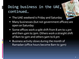 starting a business in the UAE