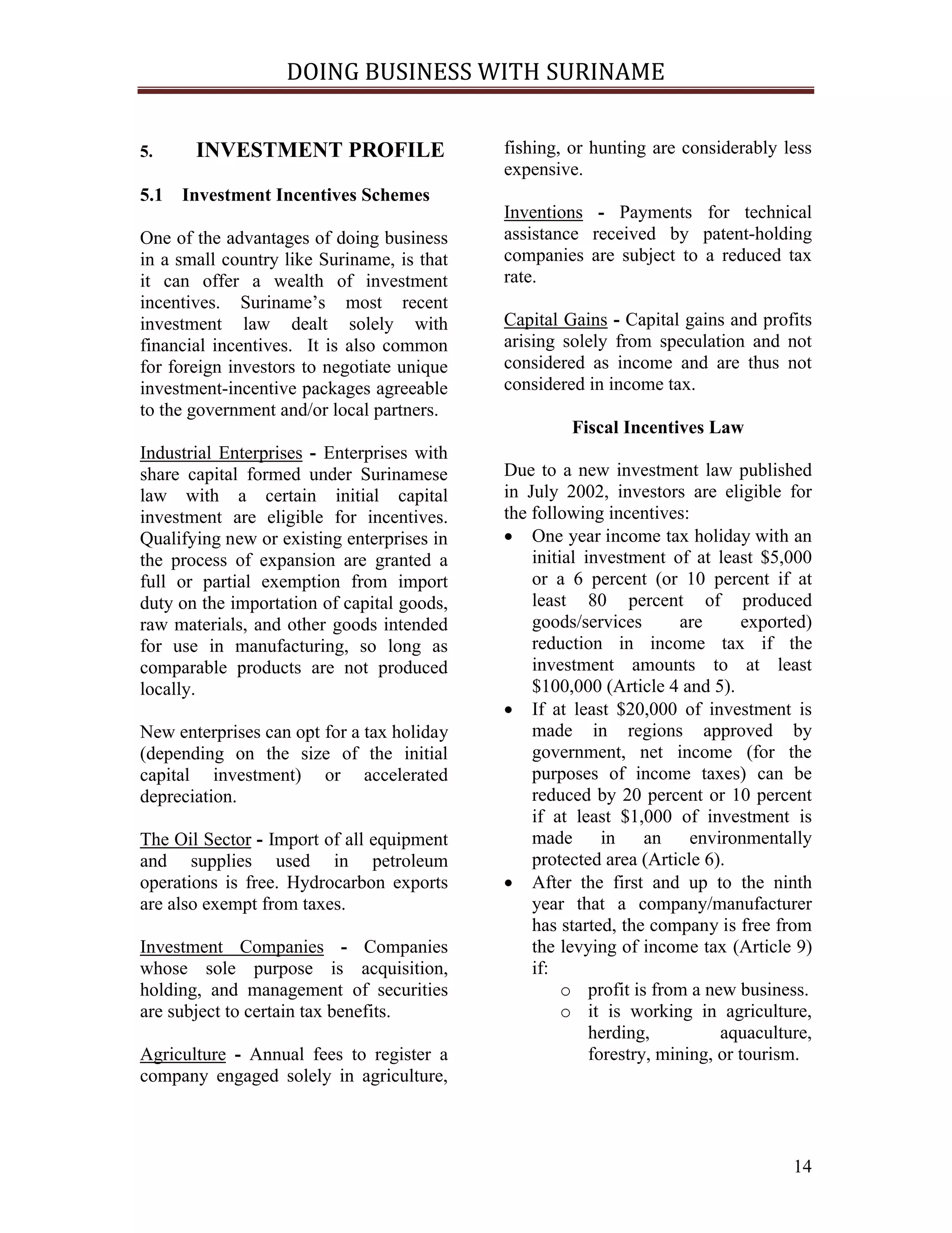 Orders Suriname Due Process Charter The "Minimum Standard" Precedent