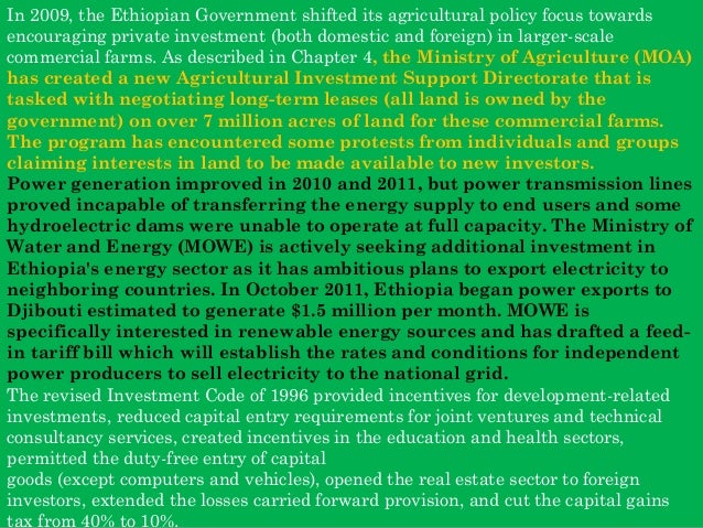 investment opportunities in ethiopia pdf free