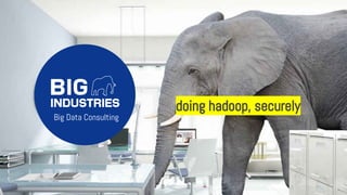 Big Data Consulting
doing hadoop, securely
 