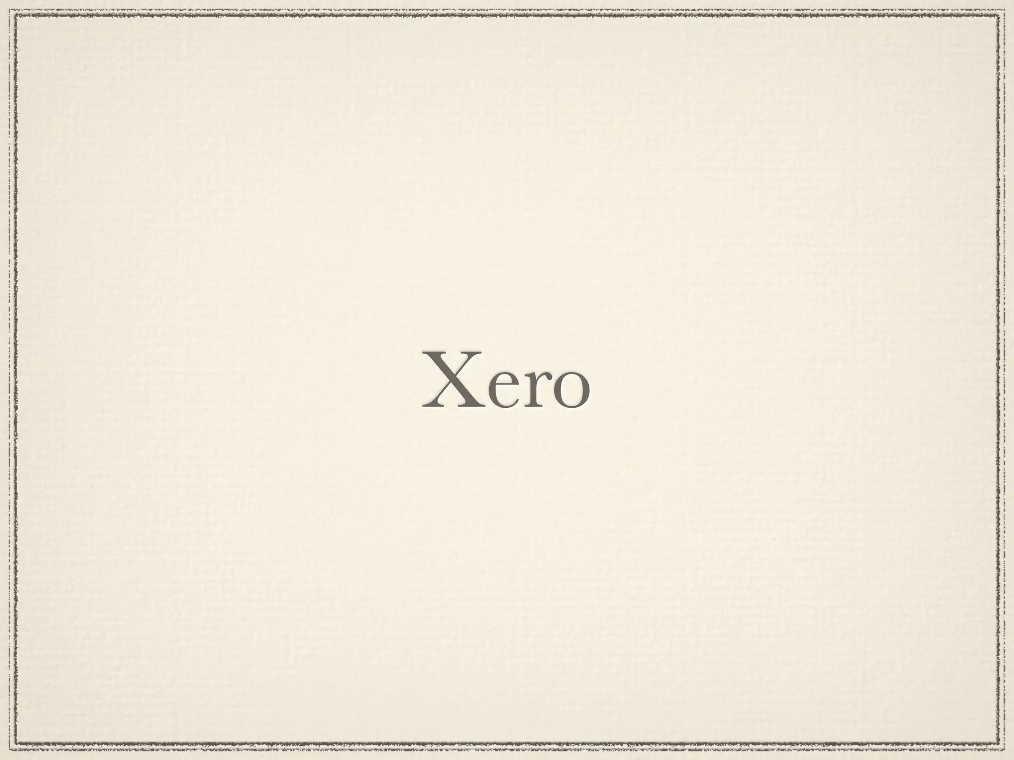 Xero