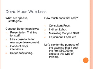 Doing More With Less - Presentation | PPTX