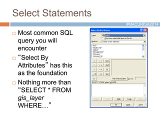 Doing more with SQL | PPT