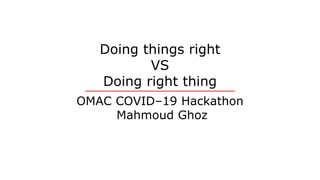 Doing the right software vs doing software right | PPT