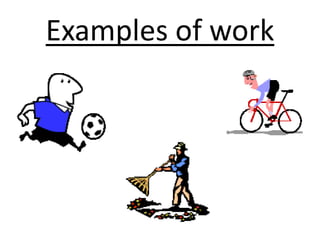 Examples of work
 