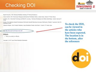 DIGITAL OBJECT IDENTIFIER (DOI) | PDF