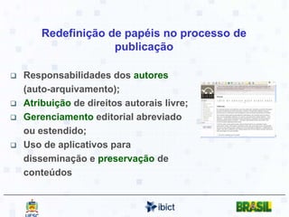Estatísticas de transferência de tecnologia (cont.)Periódicos por área do conhecimentoFonte: Portal do SEER – Diretório de periódicos  maio 2011