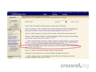 Style ManualsProvide the DOI, if one has been assigned to the content…. Use this format for the DOI in references:doi:xxxxxxSection 6.32 Providing Publication Data for Electronic SourcesPublication Manual of the APA, page 191.