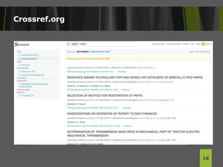 Crossref.org
18
 