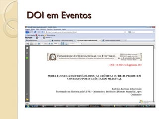 DOI em Eventos 
