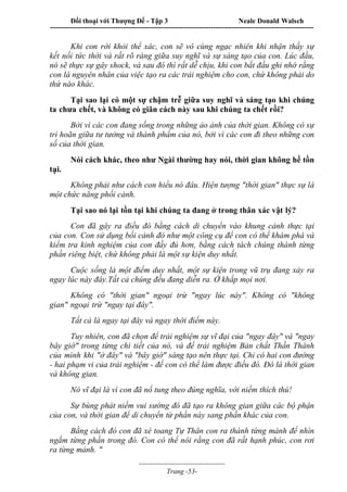 Đối thoại với Thượng Đế - Tập 1 , 2 , 3.