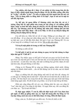 Đối thoại với Thượng Đế - Tập 1 , 2 , 3.