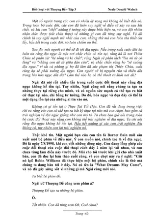 Đối thoại với Thượng Đế - Tập 1 , 2 , 3.