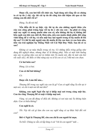 Đối thoại với Thượng Đế - Tập 1 , 2 , 3.