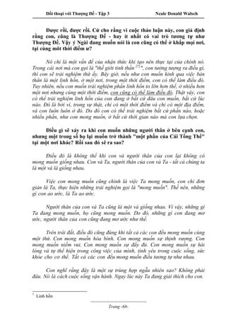 Đối thoại với Thượng Đế - Tập 1 , 2 , 3.