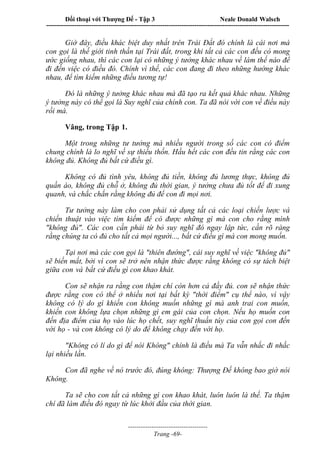 Đối thoại với Thượng Đế - Tập 1 , 2 , 3.