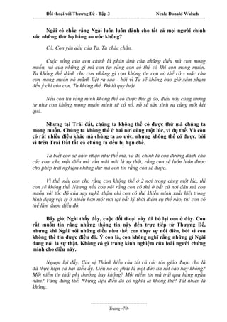 Đối thoại với Thượng Đế - Tập 1 , 2 , 3.