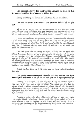 Đối thoại với Thượng Đế - Tập 1 , 2 , 3.