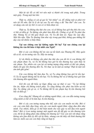 Đối thoại với Thượng Đế - Tập 1 , 2 , 3.