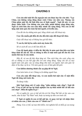 Đối thoại với Thượng Đế - Tập 1 , 2 , 3.