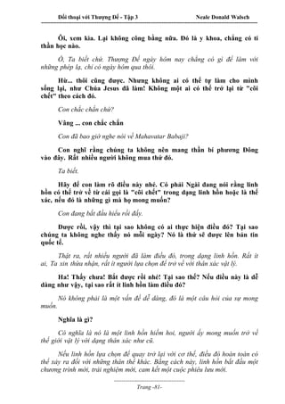 Đối thoại với Thượng Đế - Tập 1 , 2 , 3.