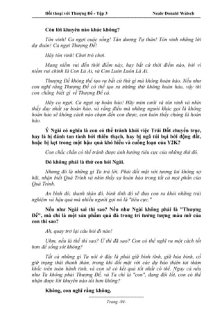 Đối thoại với Thượng Đế - Tập 1 , 2 , 3.