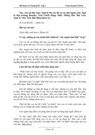 Đối thoại với Thượng Đế - Tập 1 , 2 , 3.