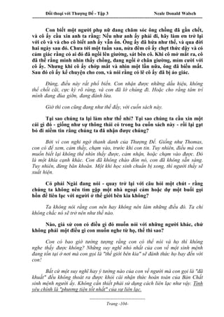 Đối thoại với Thượng Đế - Tập 1 , 2 , 3.