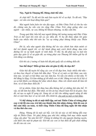 Đối thoại với Thượng Đế - Tập 1 , 2 , 3.