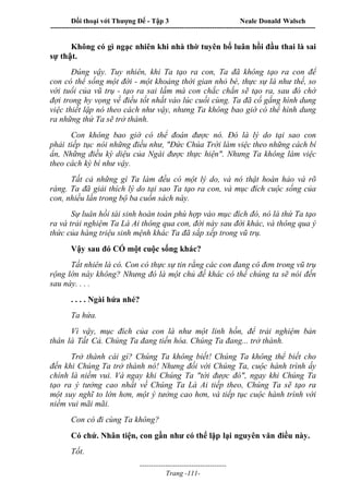 Đối thoại với Thượng Đế - Tập 1 , 2 , 3.