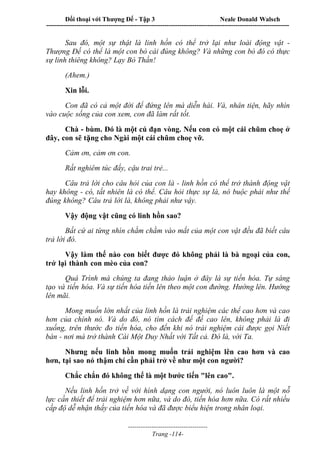 Đối thoại với Thượng Đế - Tập 1 , 2 , 3.