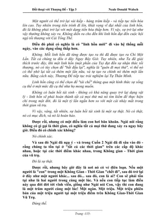 Đối thoại với Thượng Đế - Tập 1 , 2 , 3.