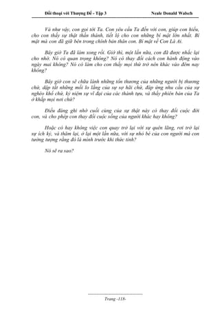 Đối thoại với Thượng Đế - Tập 1 , 2 , 3.