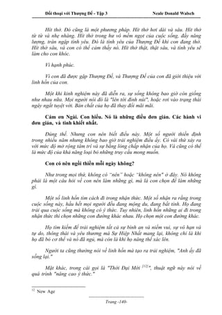 Đối thoại với Thượng Đế - Tập 1 , 2 , 3.