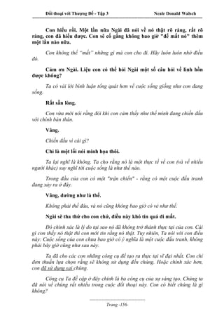 Đối thoại với Thượng Đế - Tập 1 , 2 , 3.