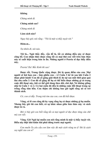 Đối thoại với Thượng Đế - Tập 1 , 2 , 3.