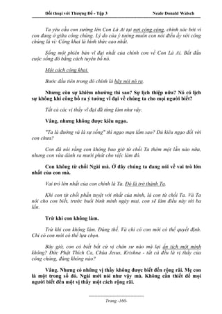 Đối thoại với Thượng Đế - Tập 1 , 2 , 3.