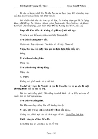 Đối thoại với Thượng Đế - Tập 1 , 2 , 3.