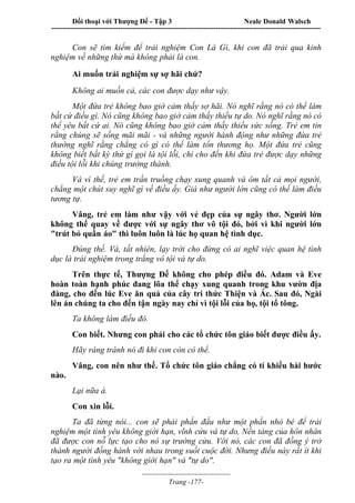 Đối thoại với Thượng Đế - Tập 1 , 2 , 3.