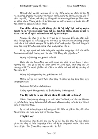 Đối thoại với Thượng Đế - Tập 1 , 2 , 3.