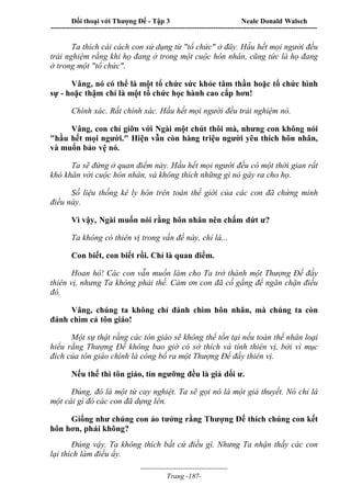 Đối thoại với Thượng Đế - Tập 1 , 2 , 3.