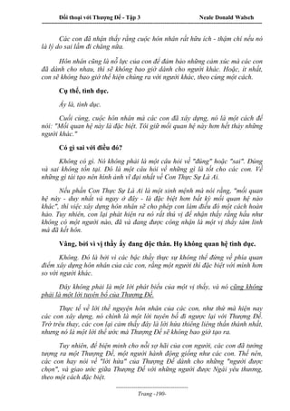 Đối thoại với Thượng Đế - Tập 1 , 2 , 3.