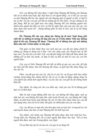 Đối thoại với Thượng Đế - Tập 1 , 2 , 3.