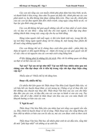 Đối thoại với Thượng Đế - Tập 1 , 2 , 3.