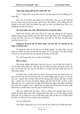 Đối thoại với Thượng Đế - Tập 1 , 2 , 3.