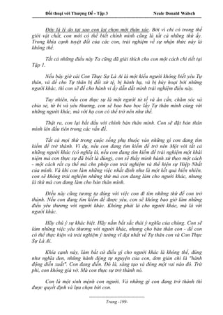 Đối thoại với Thượng Đế - Tập 1 , 2 , 3.