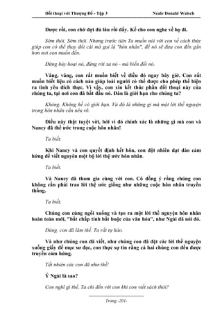 Đối thoại với Thượng Đế - Tập 1 , 2 , 3.